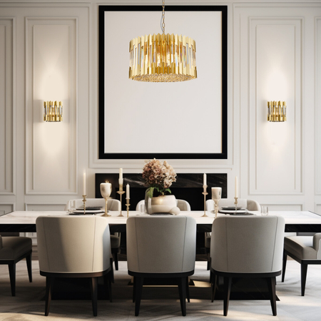 Milagro Kinkiet RITZ GOLD 2xE14 ML0397 ZŁOTY