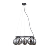 Lampa wisząca Italux PND-1098-5R-BK Czarny mat