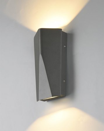 Kinkiet zewnętrzny Trio 226560242 grafitowy