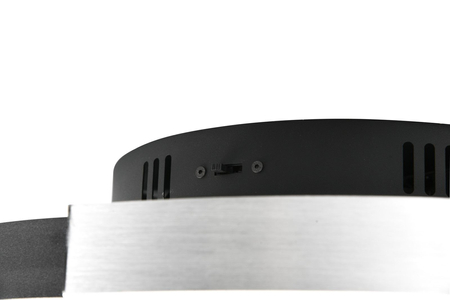 Lampa sufitowa Trio 641910205 czarny/srebrny