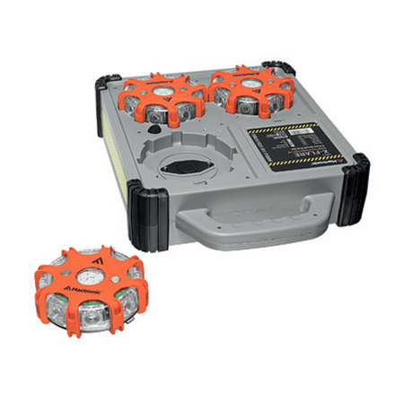 Zestaw dysków sygnalizacyjnych X-FLARE Mactronic z funkcją automatycznej synchronizacji