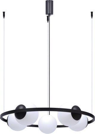 Lampa wisząca Orbit 5 Zuma Line 5011 czarny