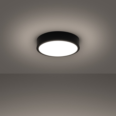Sollux Lighting Plafon ONYX 30 czarny LED 3000K SL.1242