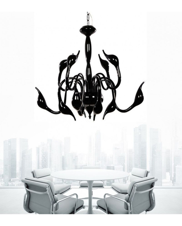 Lampa wisząca Lumina Deco LDP-6028-12-BK Magica W12