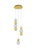 Lampa wisząca Luces Exclusivas PONCE złoty LE42700