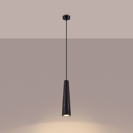 Sollux Lighting Lampa wisząca ELECTRA czarna beton SL.1355
