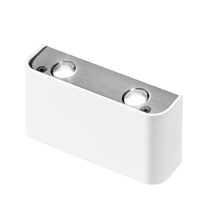 Kinkiet Azzardo GINNO 2 WH/ALU KINKIET AZ0762 WHITE