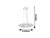 Lampa wisząca Rabalux Felicity 6210 biały
