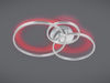 Lampa sufitowa Trio 670810607 srebrny