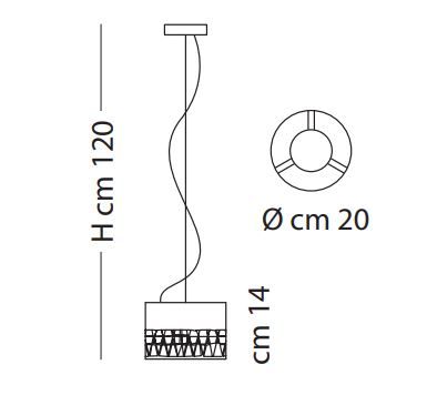 Lampa wisząca Sillux SP7-304 Merlino