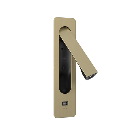 Kinkiet Astro Keta USB 1437007 Matowy Złoty