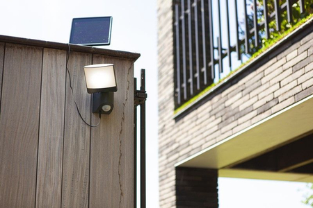 Kinkiet zewnętrzny Lutec SUNSHINE - CZUJNIK RUCHU 6925701345 szary