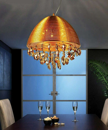 Lampa wisząca Lumina Deco LDP-0276-5-GD Leonella