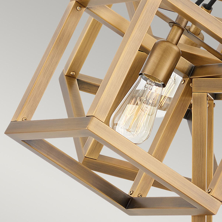 Latarnia wisząca Ensemble - 5 źródeł światła - Szczotkowany brąz Quintiesse QN-ENSEMBLE5P-BB