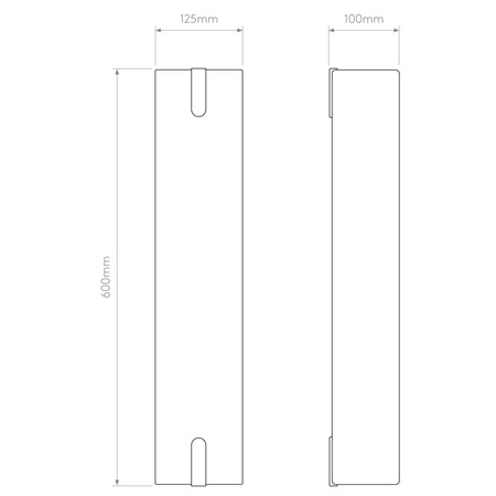 Kinkiet Astro Elba 600 Wall 1469003 Biały