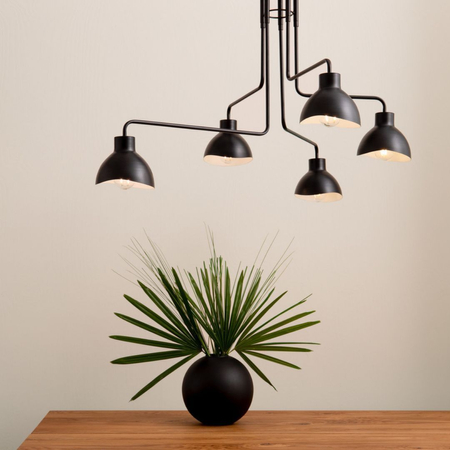 Sigma 32451 HOLI 5 plafon czarny biały