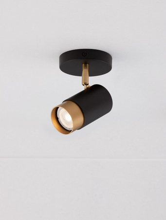 Reflektor Luces Exclusivas CAYES czarny/złoty LE42612