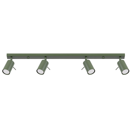 Sollux Lighting Plafon RING 4L zielony oliwkowy SL.1504