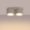 Sollux Lighting Plafon AURA 2 taupe Gx53 SL.1818