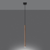 Sollux Lighting Lampa wisząca PASTELO 1 drewno SL.1266
