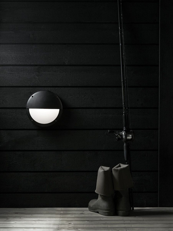 Kinkiet zewnętrzny Markslöjd HERO 106519 biały/czarny