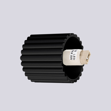 Sollux Lighting Kinkiet HALO czarny IP44 SL.1712