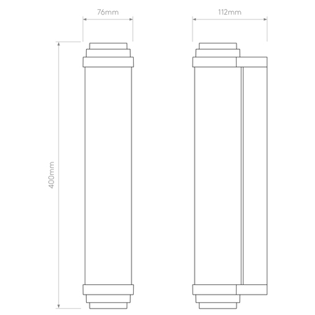 Kinkiet Astro Burlington 400 Phase 1477001 Brązowy