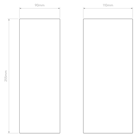 Kinkiet zewnętrzny Astro Oslo 255 LED 1298007 Czarny z Teksturą