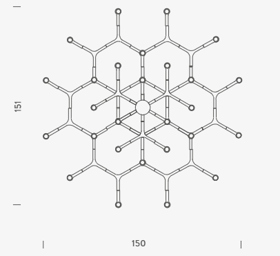 Żyrandol Nemo CROHNW5A Crown Magnum