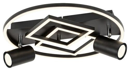 Lampa sufitowa Rabalux Aztec 6905 czarny matowy