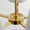 Endon Lighting Lampa wisząca 67734 biały/złoty