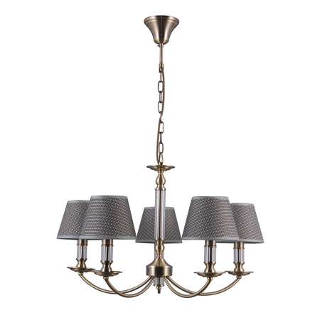 Lampa wisząca Italux Zanobi PND-43272-5 Brąz antyczny