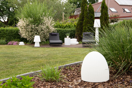 Lampa stojąca No.1 zewnętrzna ogrodowa 2700K Biała ciepła 60cm, biały 32524W