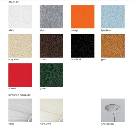 Lampa wisząca Axo Light Skin 070 Red