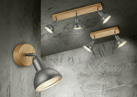 Lampa sufitowa Trio 803400367 srebrny