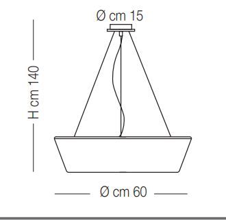 Lampa wisząca Sillux SP7-241 Parigi