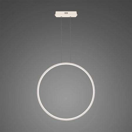Lampa wisząca Ledowe Okręgi No.1 X 80cm 4k biała Dali