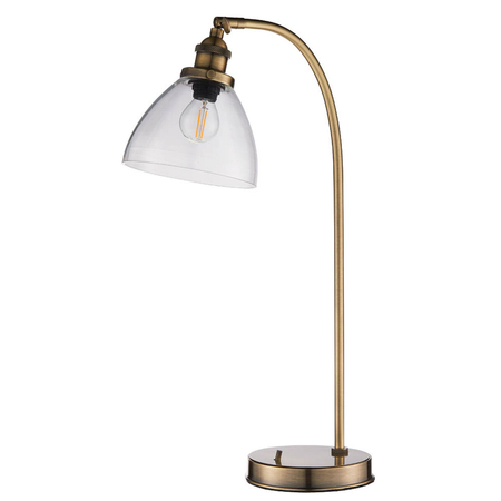 Lampa stołowa Endon Lighting Hansen 77859 mosiądz