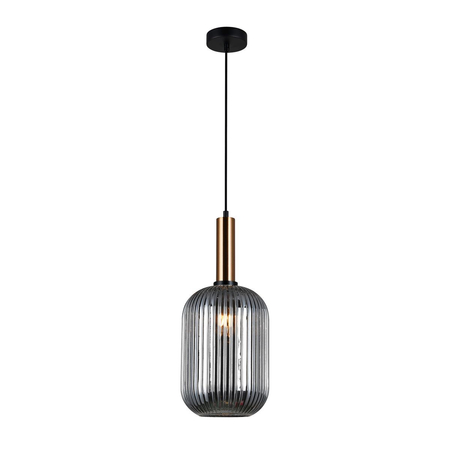 Lampa wisząca Italux Antiola PND-5588-1L-BRO+SG Mosiężny