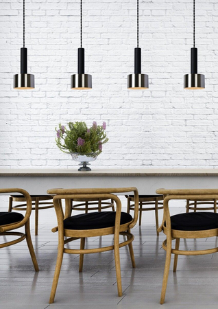 Lampa wisząca Lucide TEUN 45471/04/30 czarny/srebrny