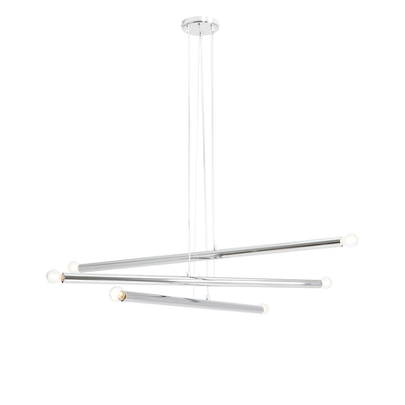Lampa wisząca TUBO 6 CHROME Aldex 1072K4 chrom