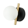 Kinkiet Italux Reverso WL-5622-1-BK-W Czarny, złoty
