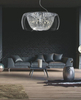 Lampa wisząca Lumina Deco LDP 7018-500 (PR) Disposa Clear D50