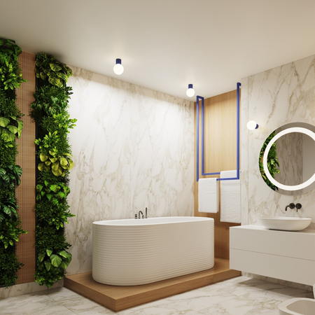 Sollux Lighting Kinkiet HALO ultramaryna IP44 SL.1737