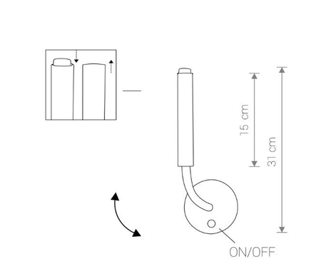 Kinkiet Nowodvorski 8351 Stalactite I