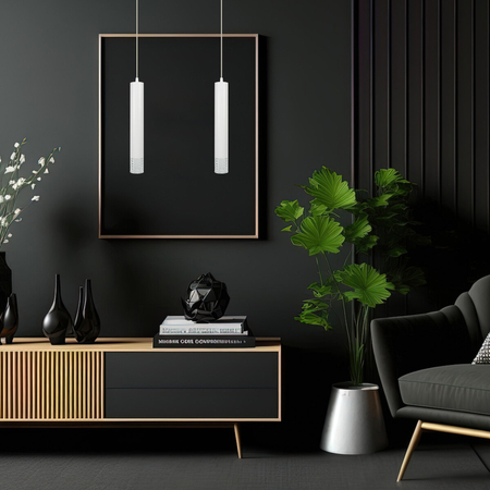 Milagro Lampa wisząca Tubi Biały 1xGU10 ML8878 BIAŁY