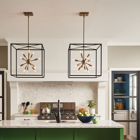 Lampa wisząca Aros - 12 źródeł światła Quintiesse QN-AROS-12P