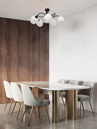 Lampa sufitowa BELLA Kaja K-5186 biały/czarny