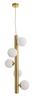 Lampa wisząca Luces Exclusivas TIGRE LE41792 mosiądz
