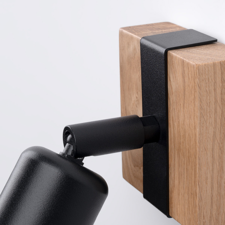 Sollux Lighting Kinkiet ZUCA czarny SL.1295